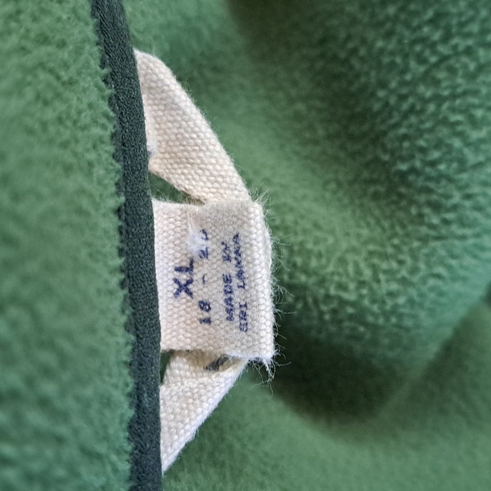 Land's End Fleece Sherpa Oversized Unisex Zipped Chunky Hooded Sweater Jacket - Picture 2 of 9